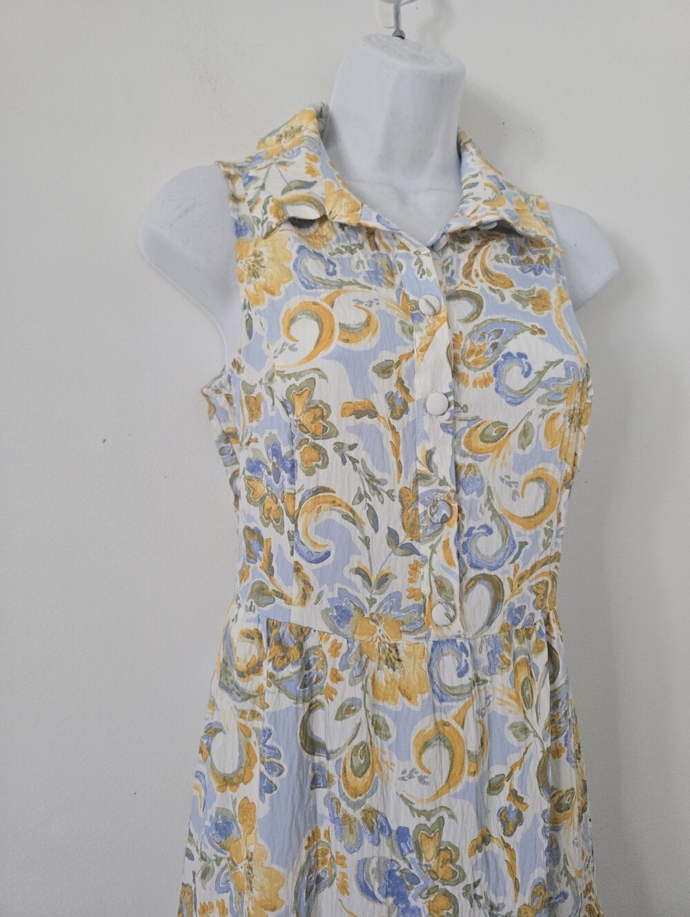 Calypso St. Barth Floral Paisley Maxi Dress Tiered Summer Dress Size XS - Picture 4 of 12